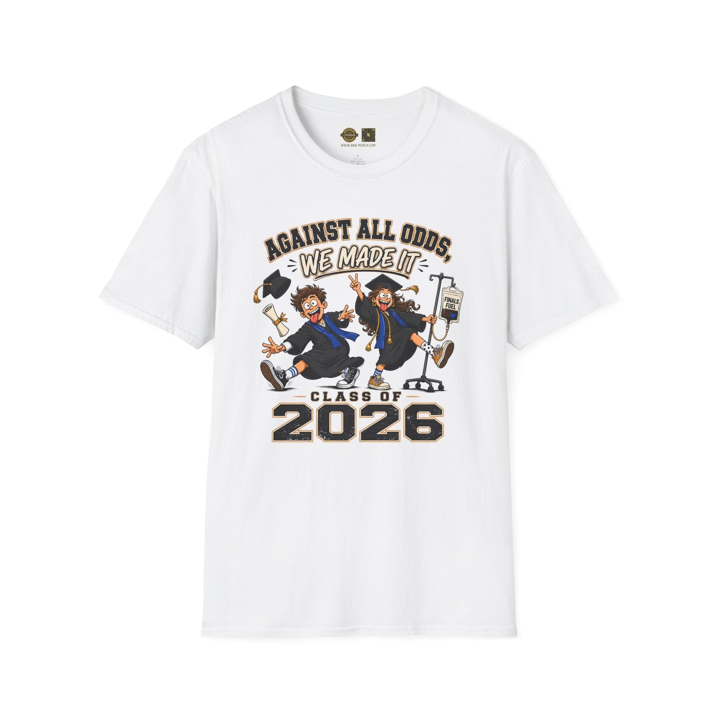 Funny Graduation Shirt Class of 2026, Against All Odds We Made It Shirt, Grad Gift 2026, Senior Shirt, College Graduation Tee, Funny Grad