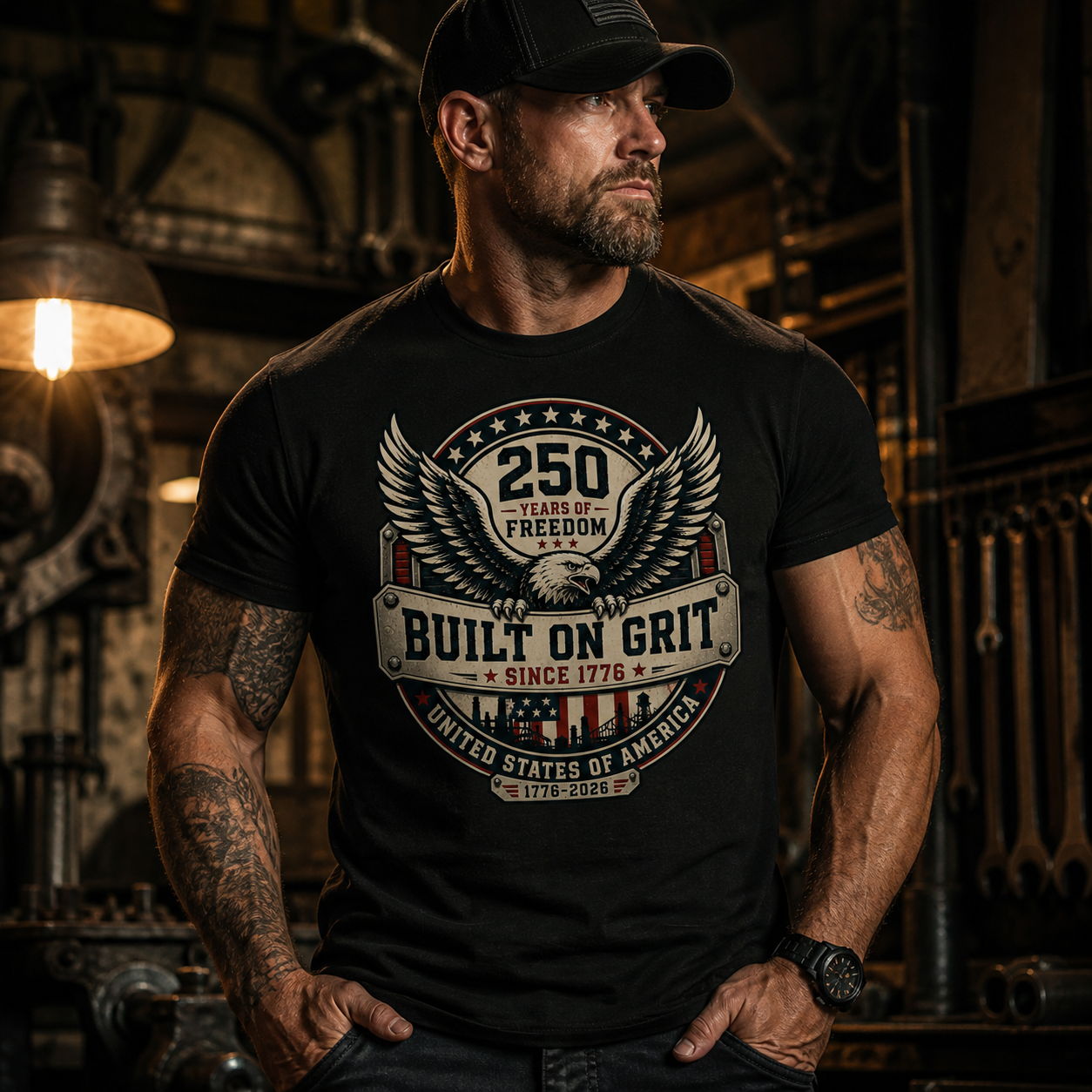 Built on Grit Since 1776 Tee