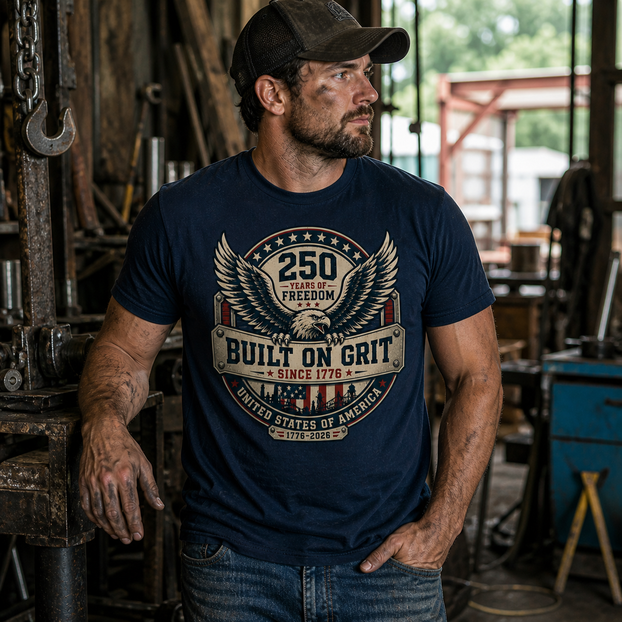 Built on Grit Since 1776 Tee
