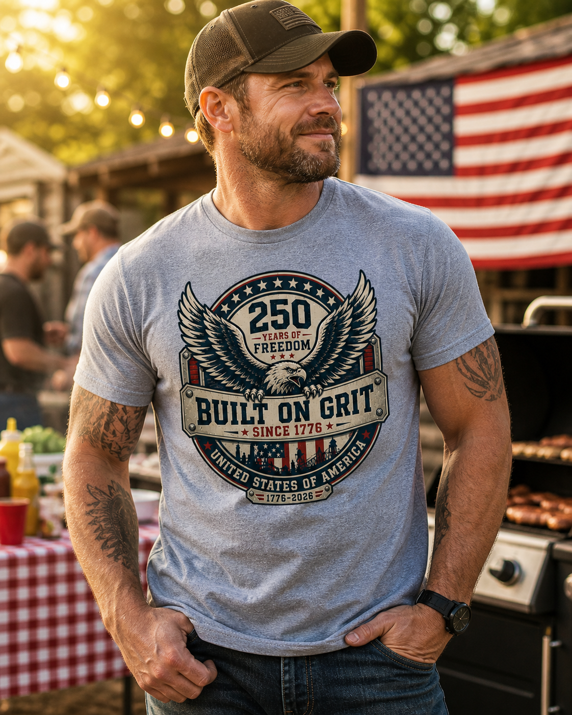 Built on Grit Since 1776 Tee