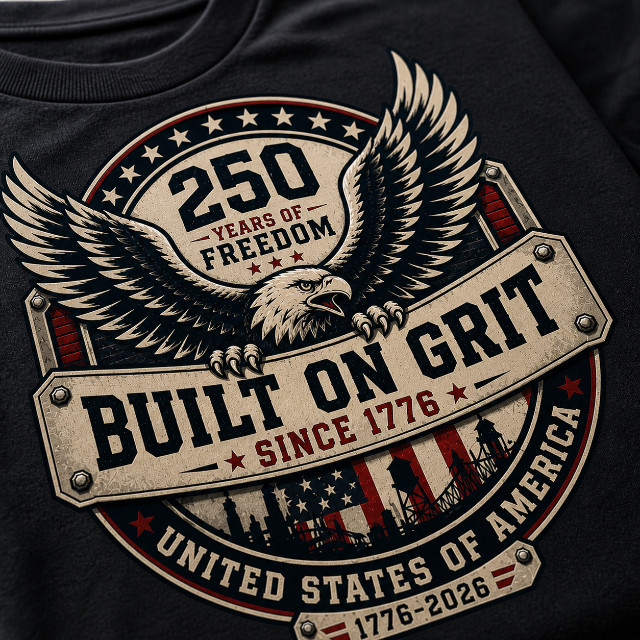Built on Grit Since 1776 Tee