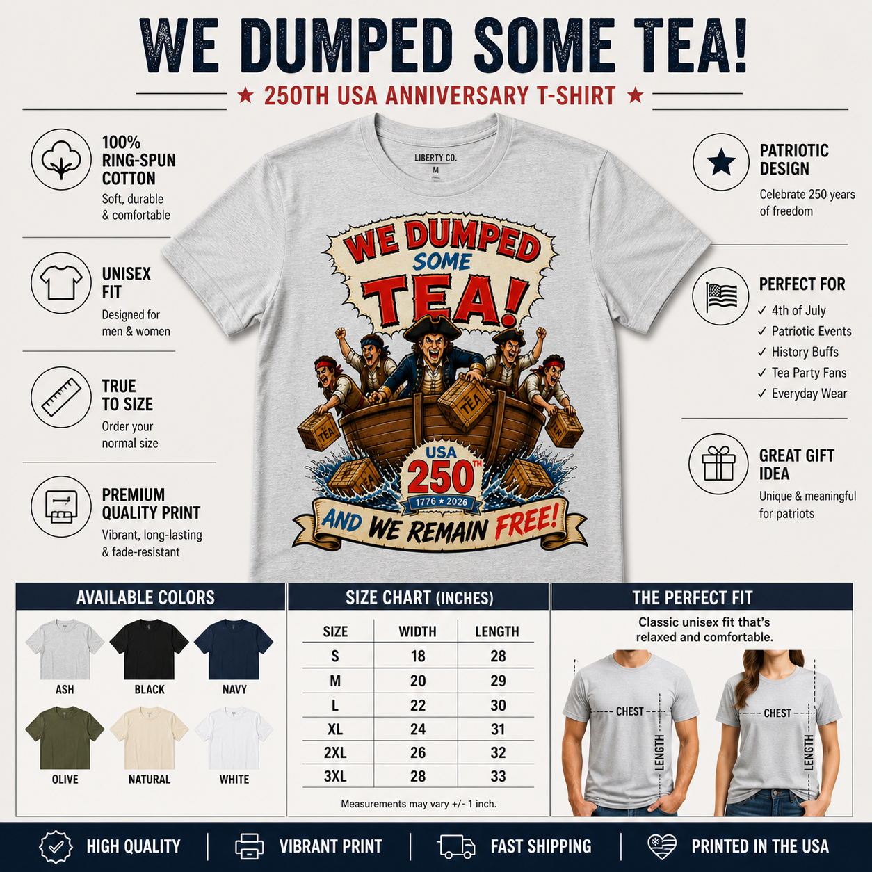 We Dumped Some Tea Tee