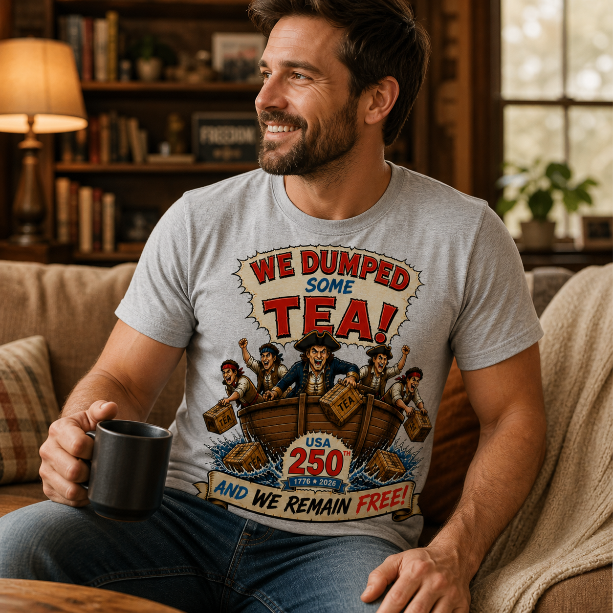 We Dumped Some Tea Tee
