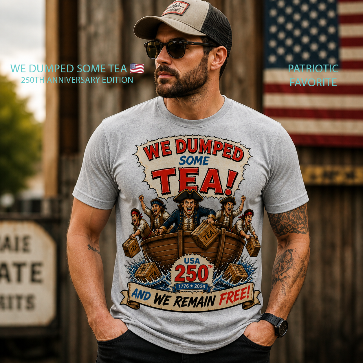 We Dumped Some Tea Tee