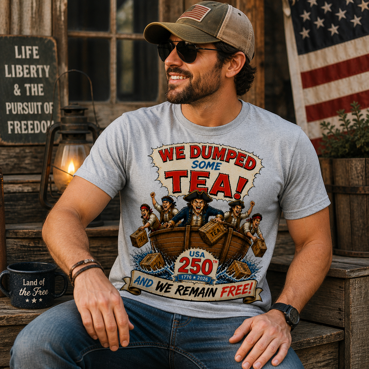 We Dumped Some Tea Tee