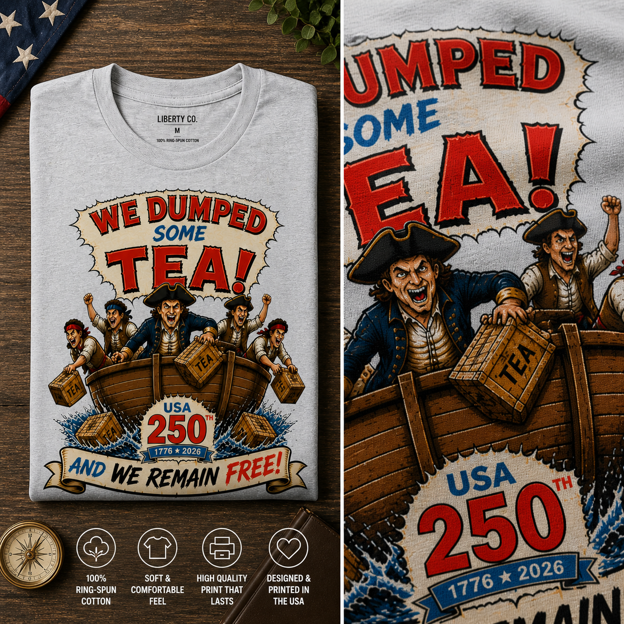 We Dumped Some Tea Tee