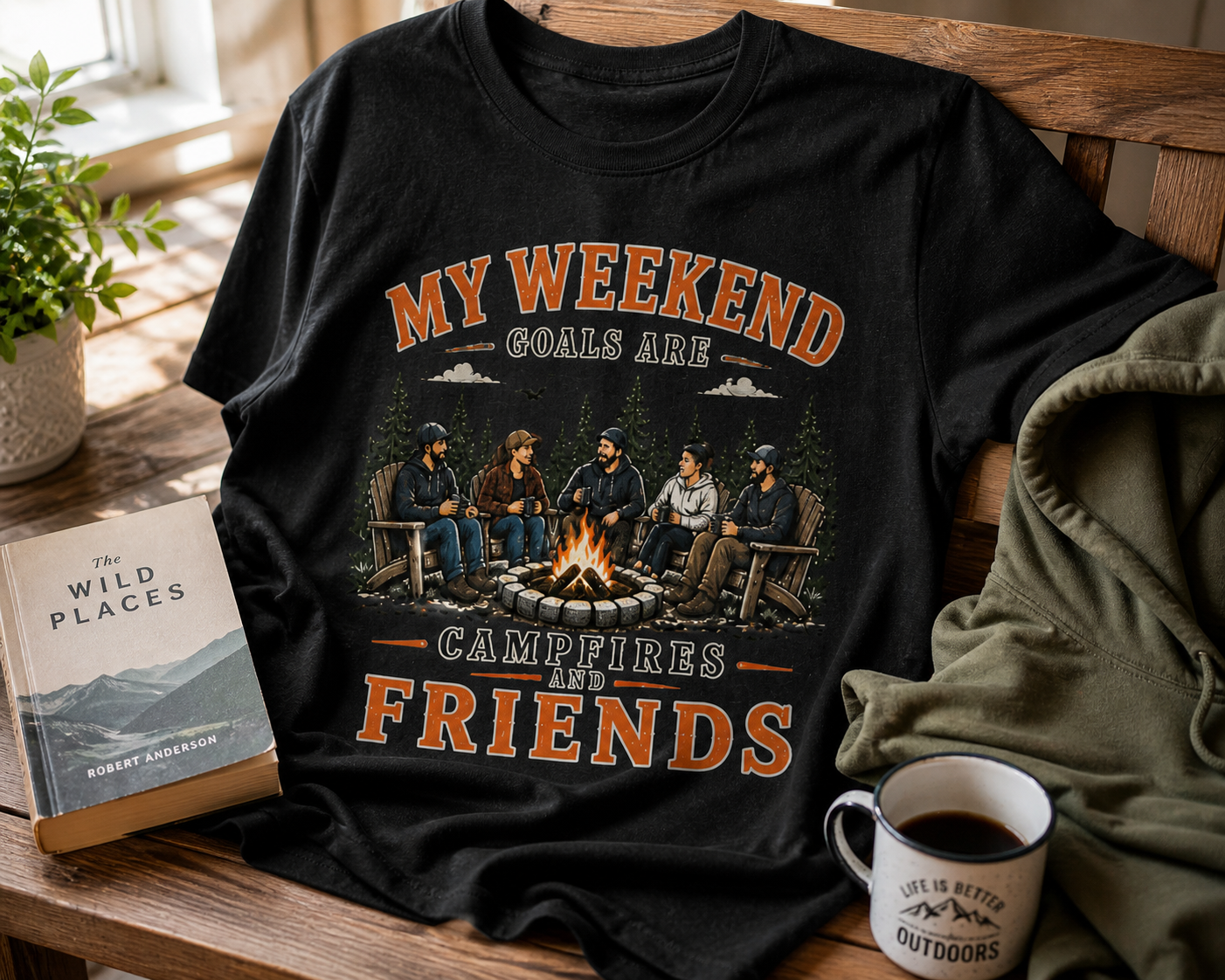 Campfires & Friends Tee