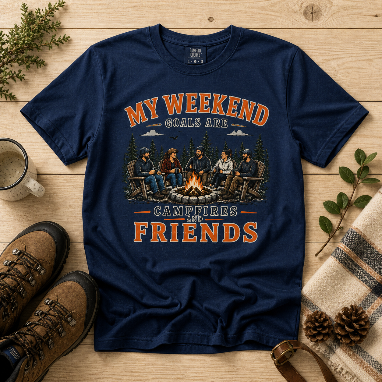 Campfires & Friends Tee