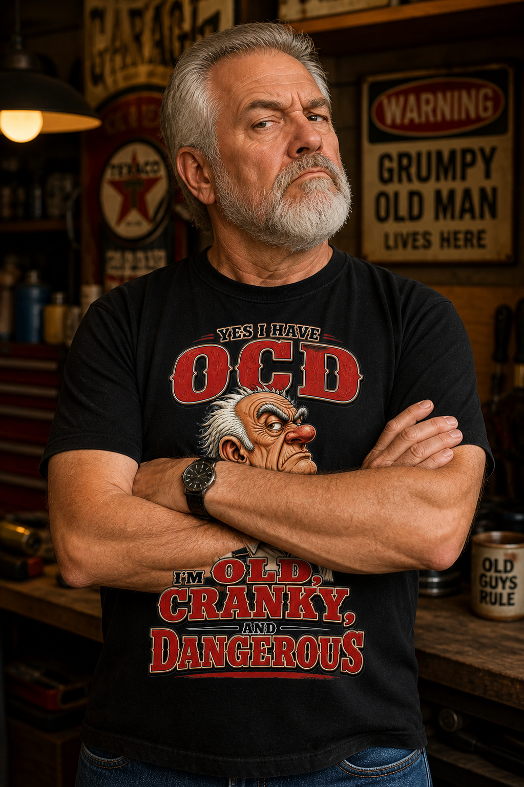Old, Cranky & Dangerous Tee