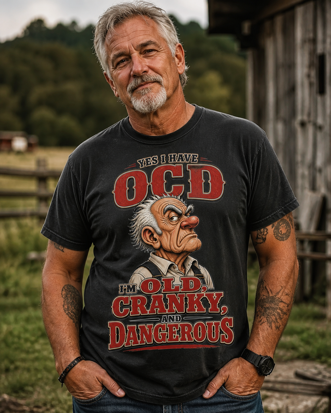 Old, Cranky & Dangerous Tee