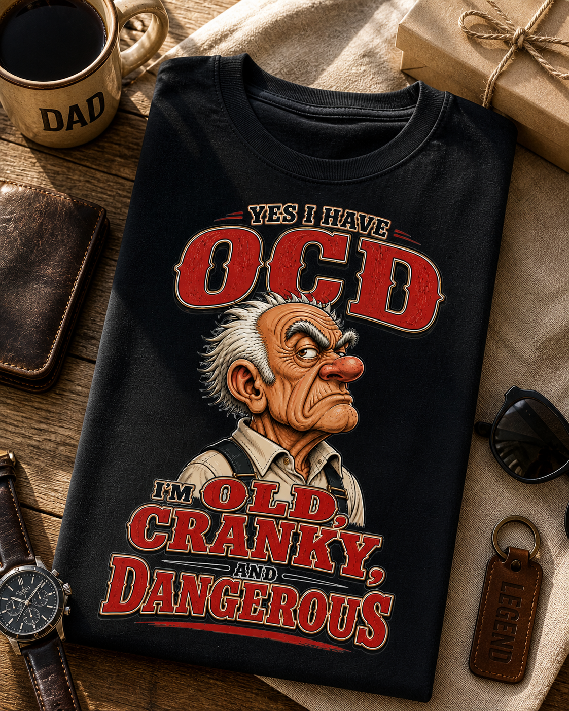 Old, Cranky & Dangerous Tee