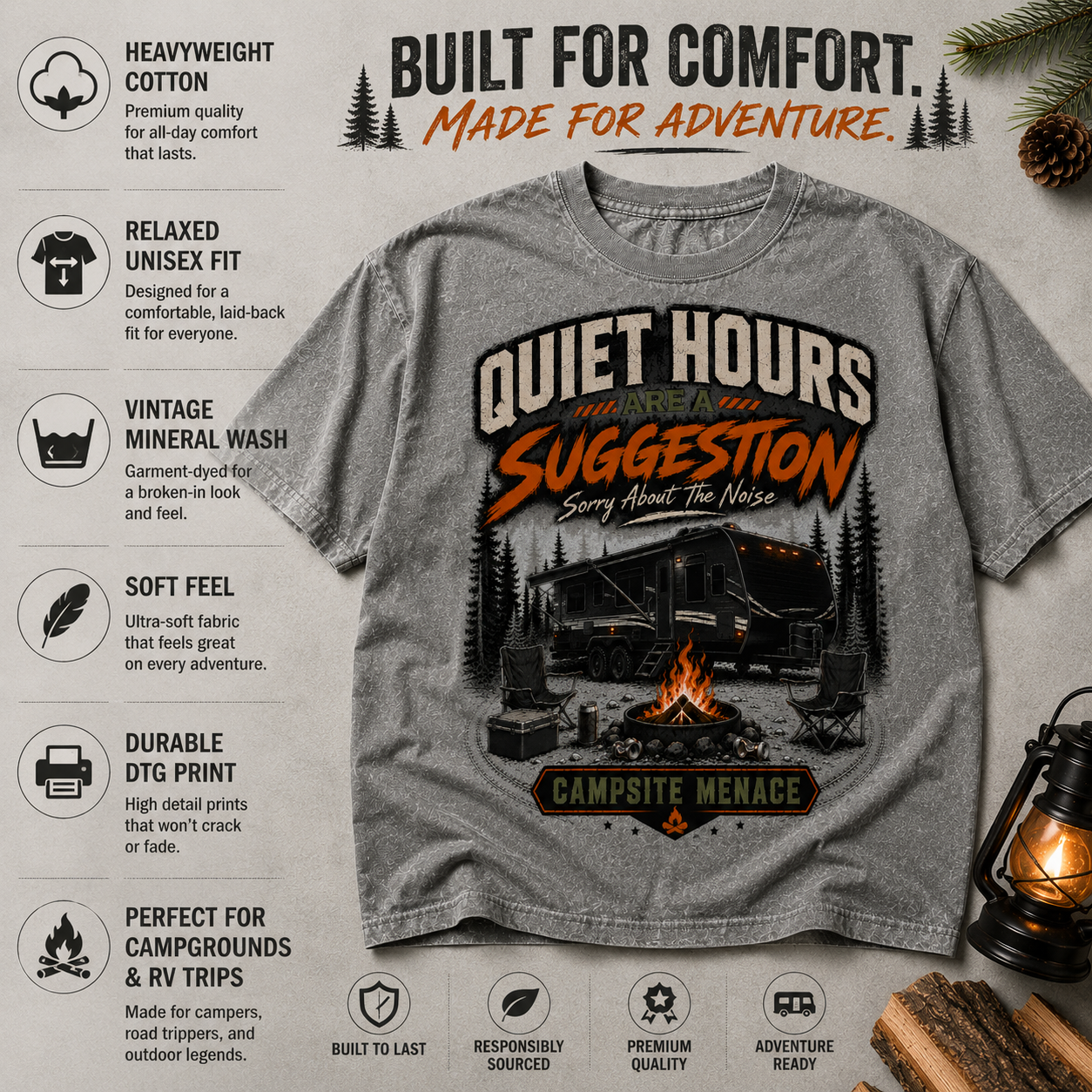Quiet Hours Are A Suggestion Tee