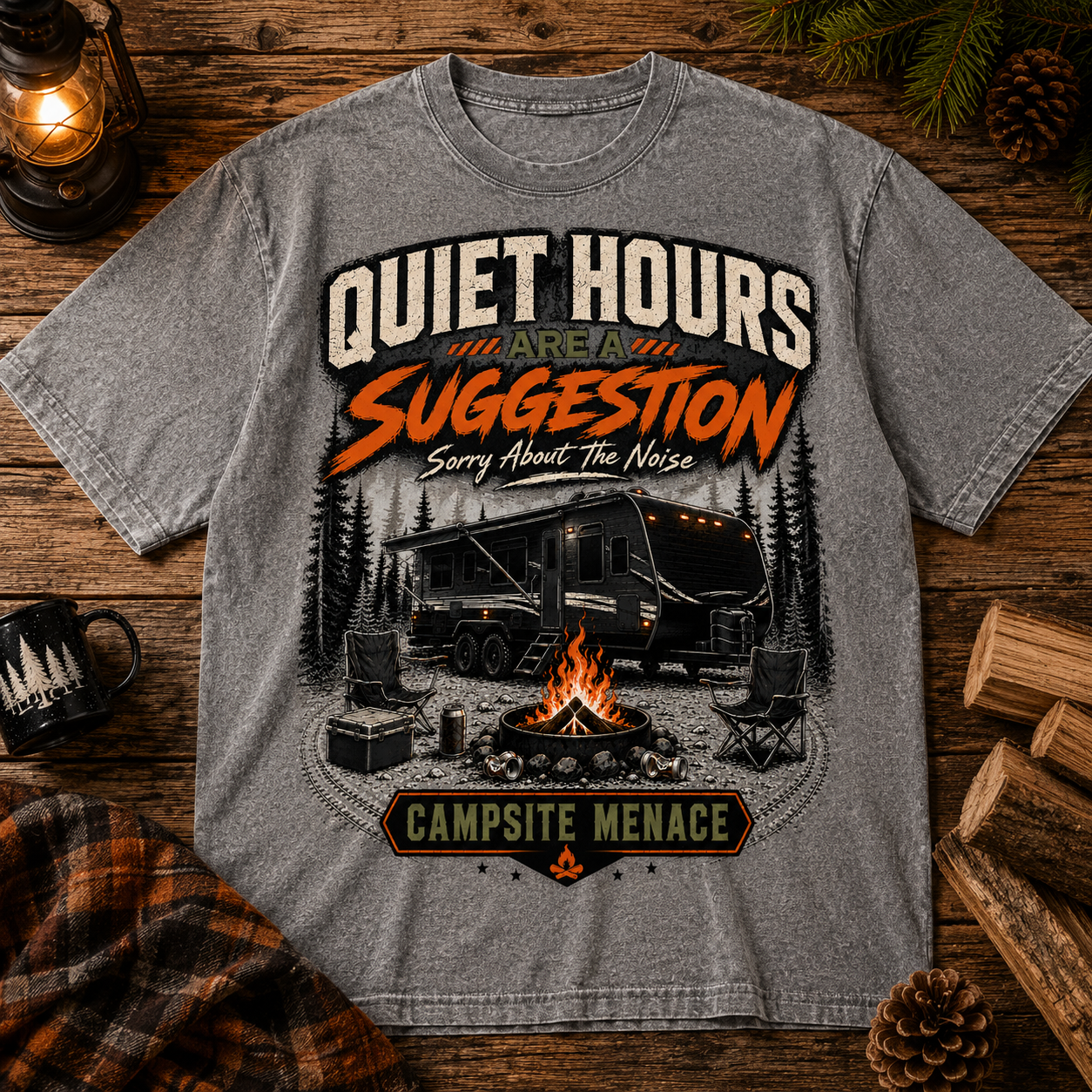 Quiet Hours Are A Suggestion Tee