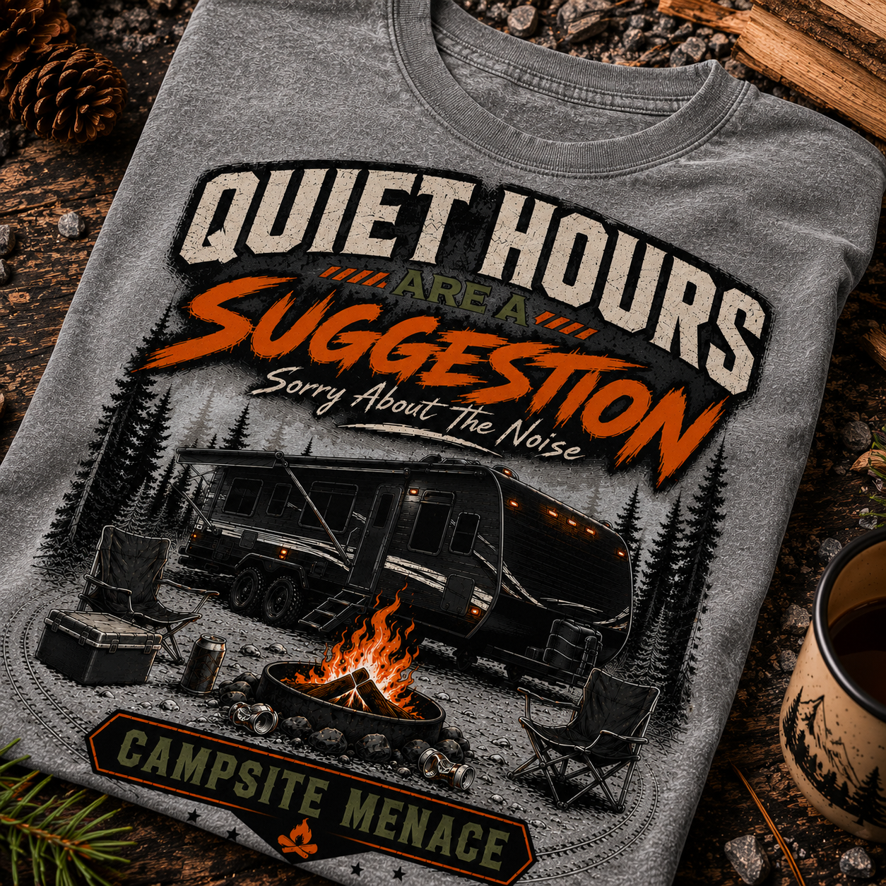 Quiet Hours Are A Suggestion Tee