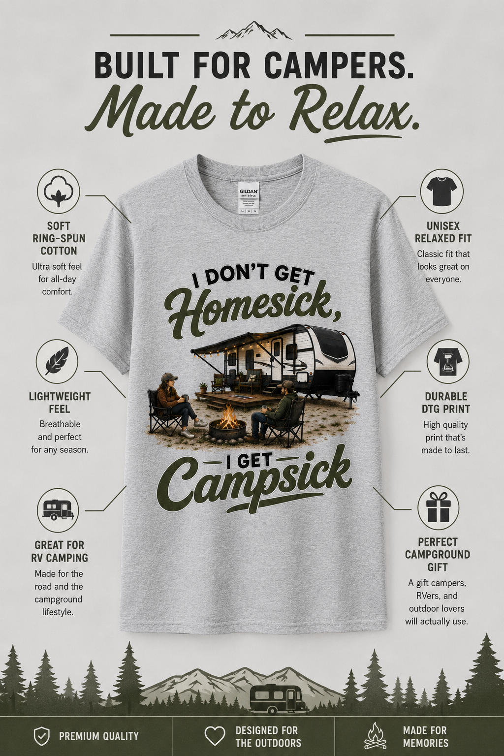 I Get Campsick Tee