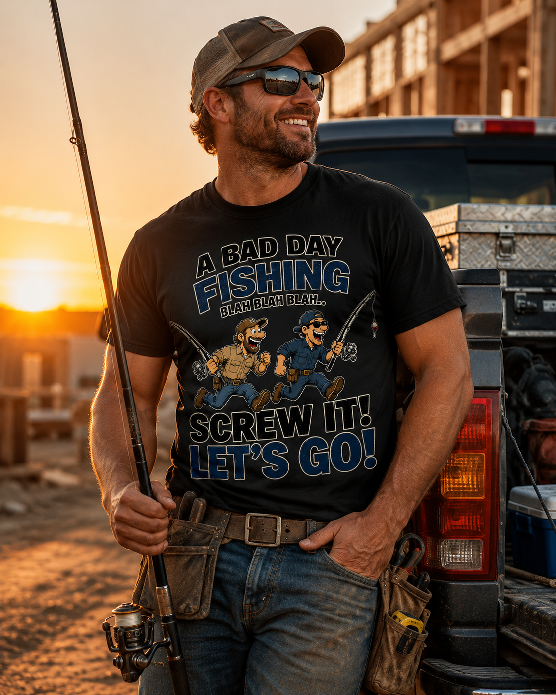 A Bad Day Fishing Tee