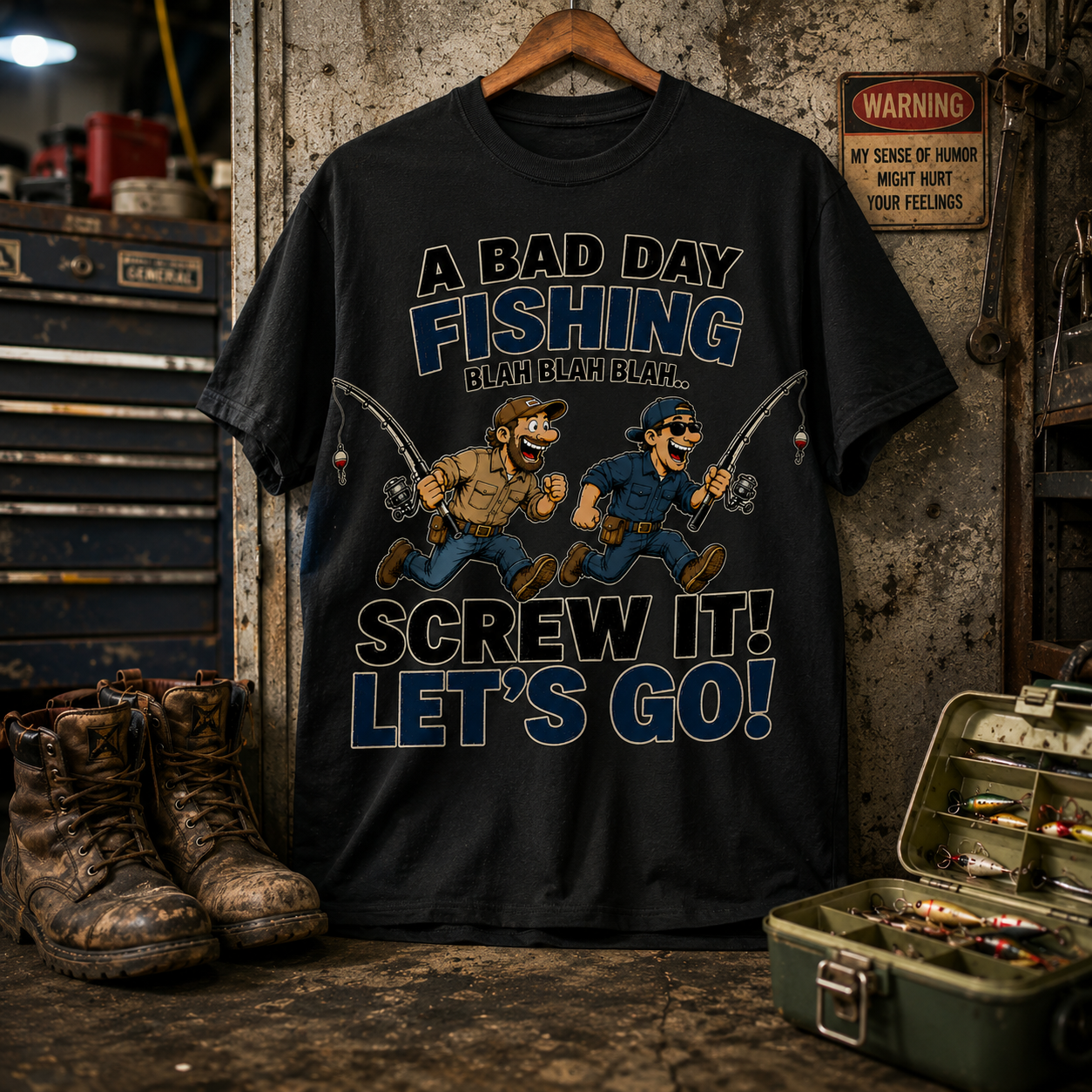 A Bad Day Fishing Tee