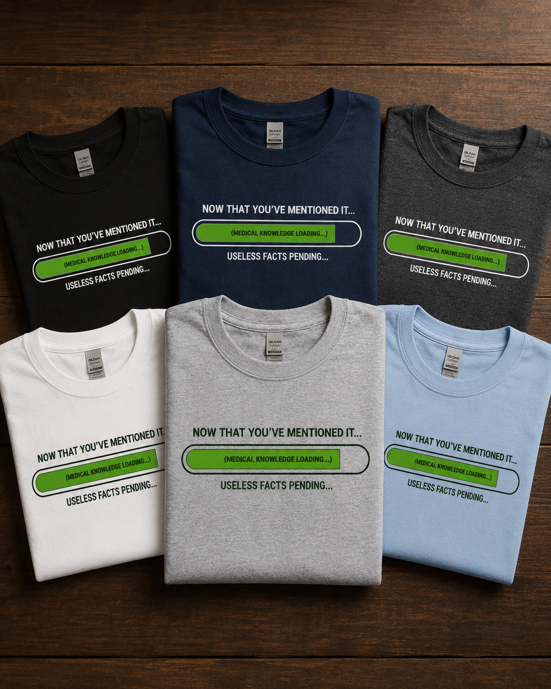 Medical Knowledge Loading Shirt | Funny Healthcare Humor Tee