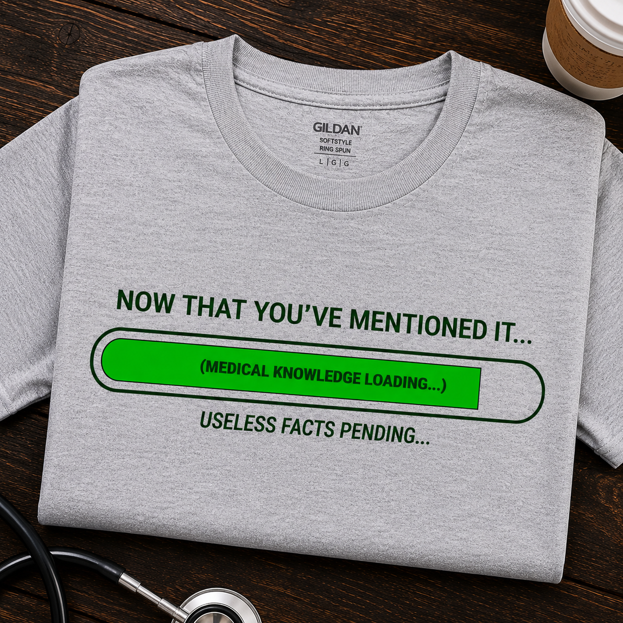 Medical Knowledge Loading Shirt | Funny Healthcare Humor Tee