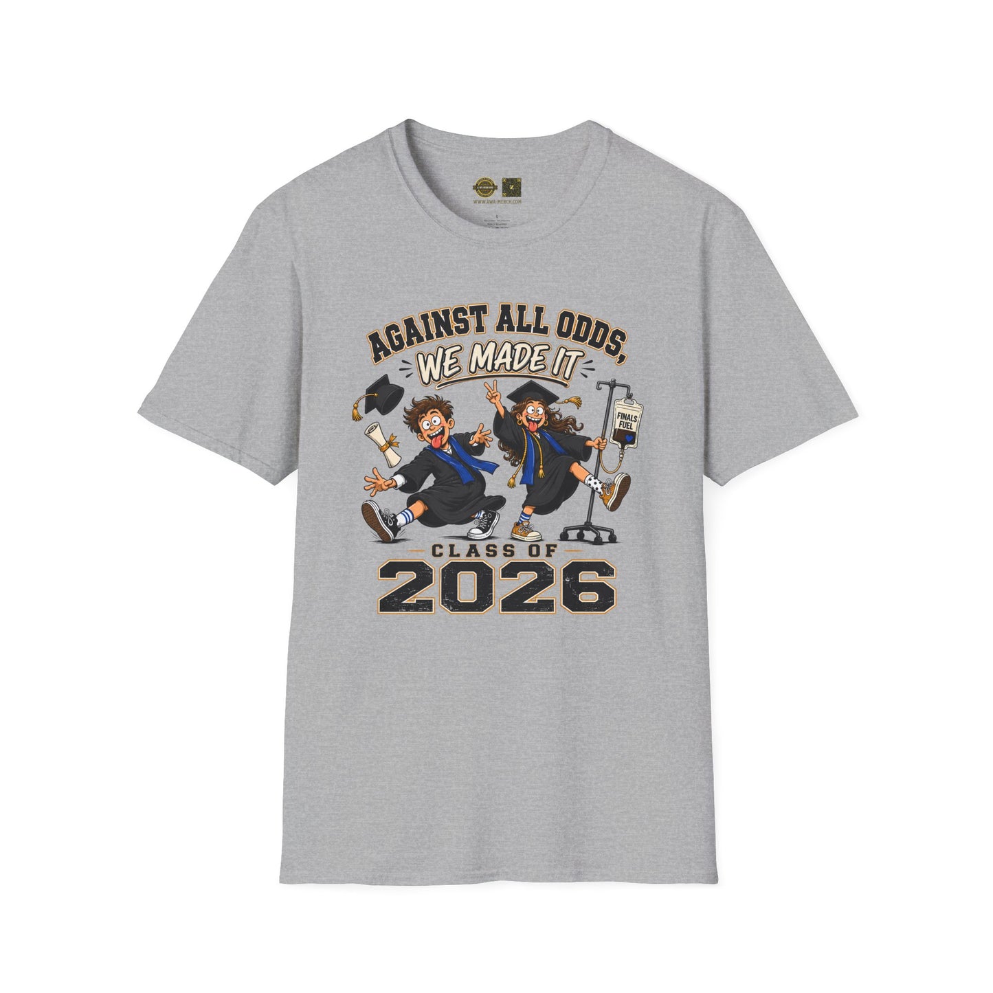 Funny Graduation Shirt Class of 2026, Against All Odds We Made It Shirt, Grad Gift 2026, Senior Shirt, College Graduation Tee, Funny Grad